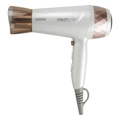 Фен Scarlett Top Style SC-HD70I29 White/Gold