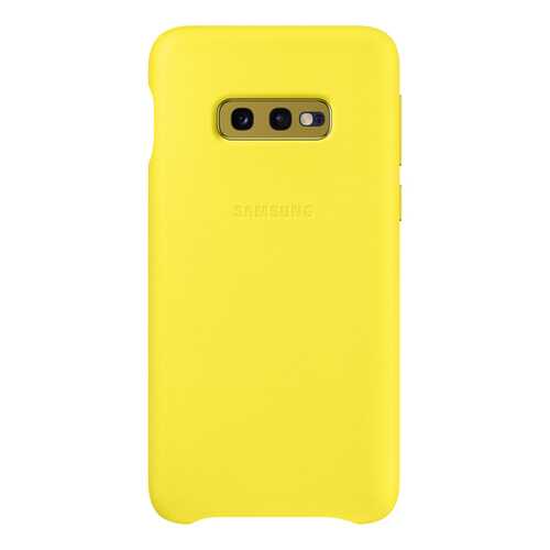 Чехол Samsung Leather Cover для Galaxy S10E Yellow
