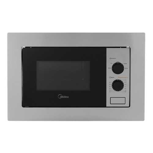 Встраиваемая микроволновая печь с грилем Midea MM820B2Q-SS Серебристый