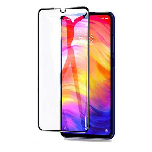 Защитное стекло на весь экран полноклеевое для Xiaomi Redmi Note 8 Pro черное