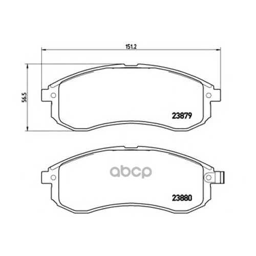 Колодки Тормозные Brembo P54033