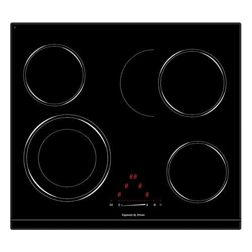 Встраиваемая варочная панель электрическая Zigmund & Shtain CS 333.60 BK Black