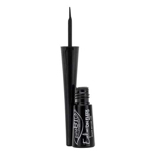 Подводка для глаз PuroBio Eyeliner On Fleek Brush Tip Black 3 мл