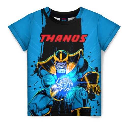 Детская футболка ВсеМайки 3D Thanos comics, размер 158