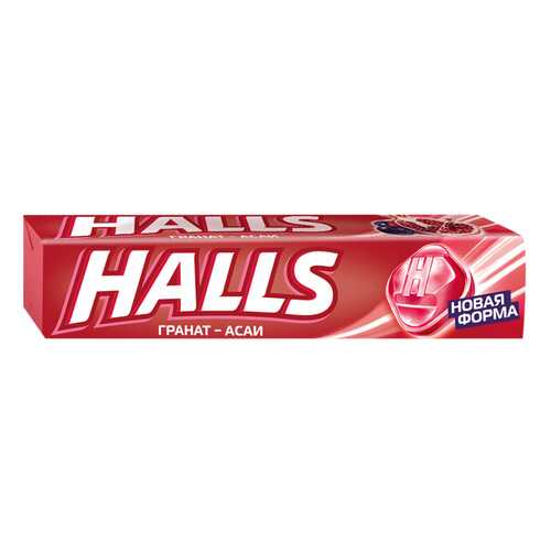 Леденцы Halls со вкусом граната и ягод асаи 12*25 г