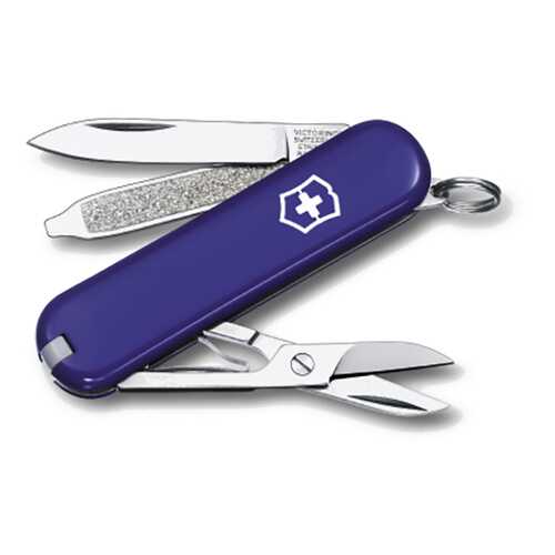 Мультитул Victorinox Classic 0.6223.2 58 мм синий, 7 функций