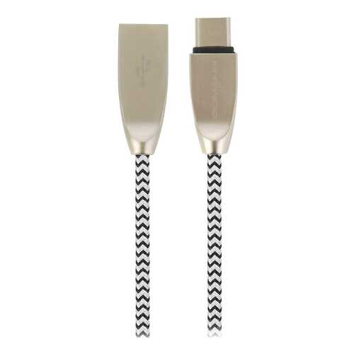 Кабель Qumann 21341 Type-C 3м Silver/Black