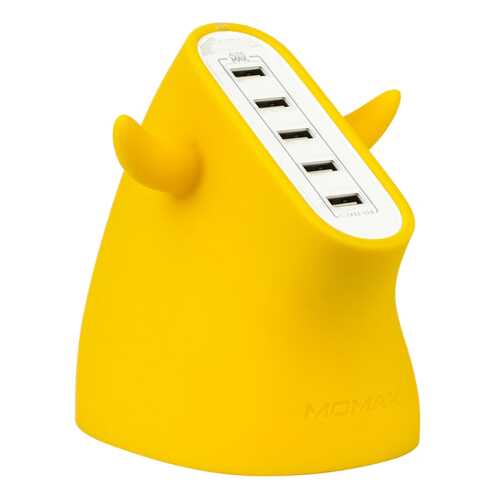 Сетевое зарядное устройство MoMax U.Bull 5 USB 8A Yellow