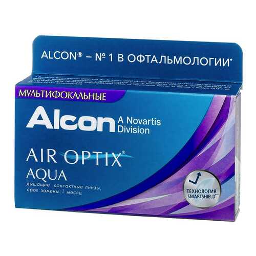 Контактные линзы AirOptix HydraGlyde for Multifocal 3 шт. PWR -5,00, R 8.6, Аддидация=L