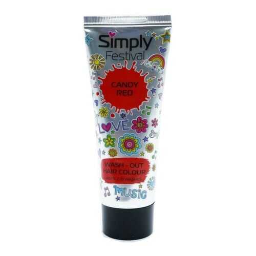 Краска для волос Simply Festival Candy Red Красная конфетка Mellor&Russell, 75 мл