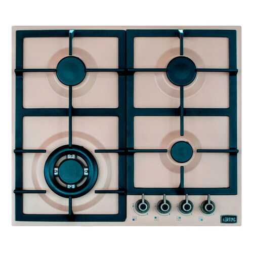 Встраиваемая газовая панель Korting HG 665 CTSK Beige