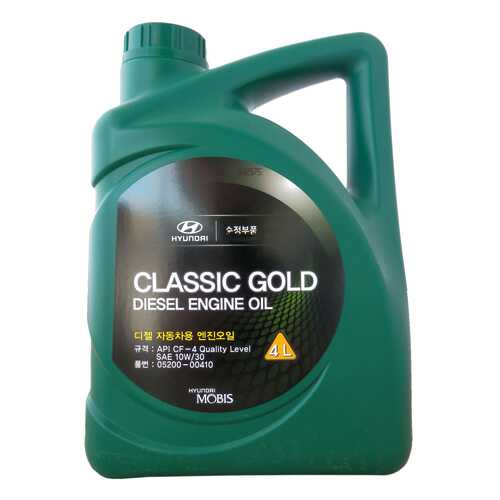 Моторное масло Hyundai Classic Gold Diesel Engine Oil 10W-30 4л