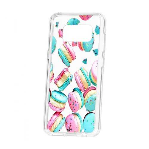 Чехол Kruche для Samsung Galaxy S8 Print Макарон