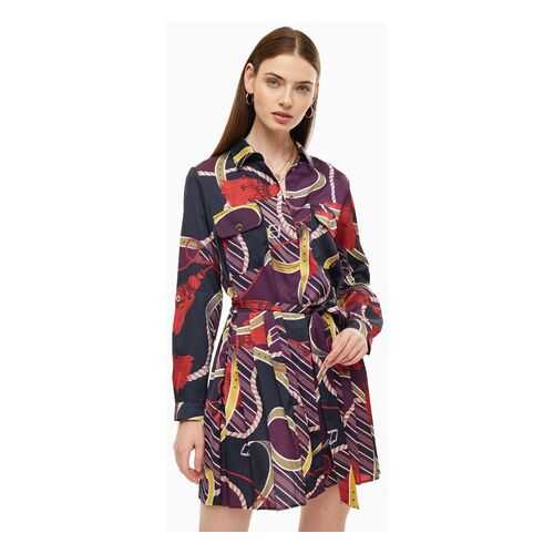 Платье женское MARCIANO Guess 94G804-7527Z-P70L фиолетовое/разноцветное 38 US