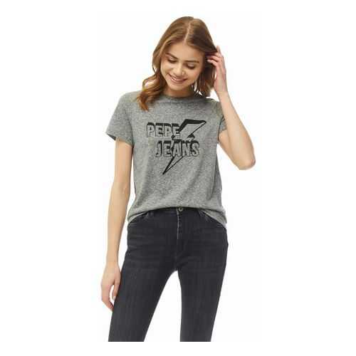 Футболка женская Pepe Jeans PL504351.933 серая XS
