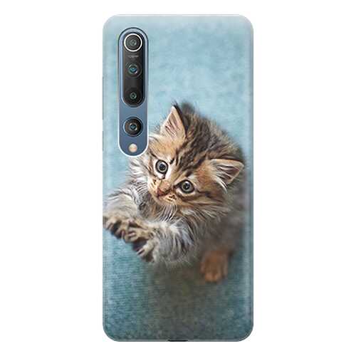 Чехол RE:PA для Xiaomi Mi 10 с принтом Котёнок на голубом