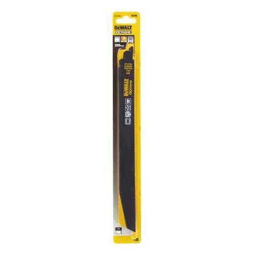Полотно для сабельной пилы DEWALT 305мм, TPI 10, BIM, 5шт/уп (DT2316L-QZ BiM)