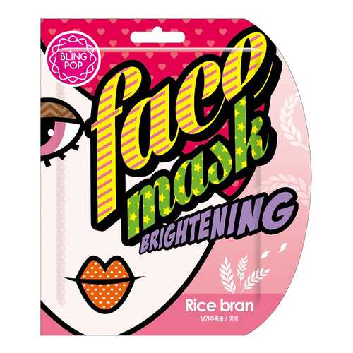 Маска для лица Bling pop Rice Bran Brightening Mask 25 мл