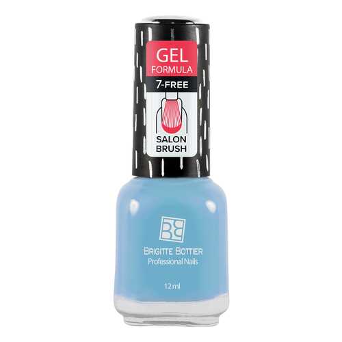Лак с гелевым эффектом Brigitte Bottier Gel Formula тон 19 нежно-голубой, 12 мл