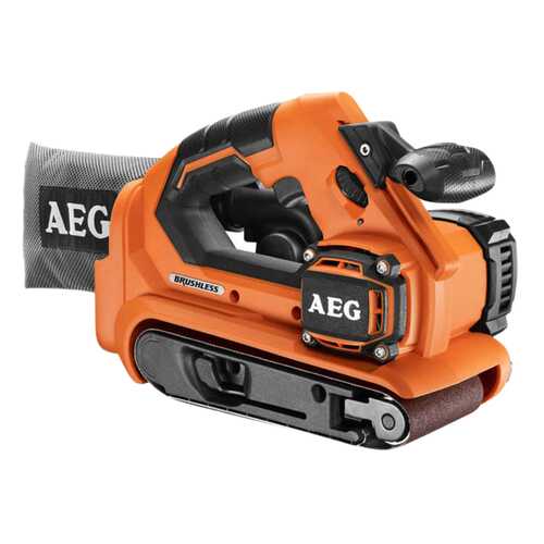 Аккумуляторная ленточная шлифмашина AEG BHBS18-75 BL-0 без акб и з\у