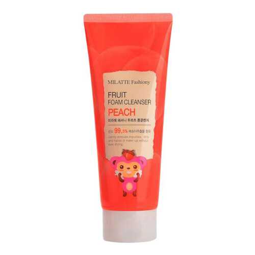 Средство для умывания MILATTE Fashiony Fruit Foam Cleanser Peach 150 мл