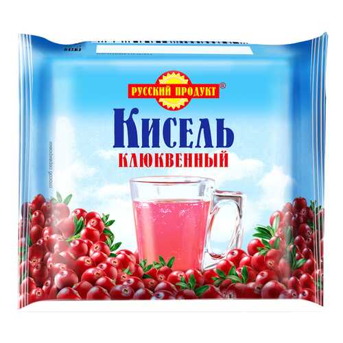Кисель Русский продукт клюквенный брикет 220 г