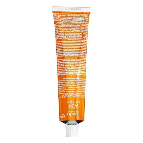 Краска Londa Ammonia Free 9/36 очень светлый блонд золотисто-фиолетовый 60мл