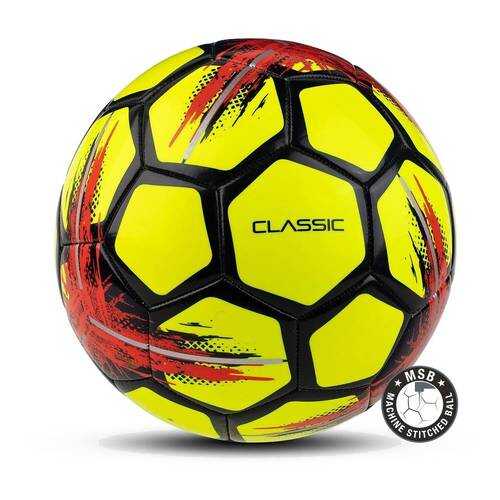 Мяч футбольный Select Classic 2020, 5, желтый, любительский, машинная сшивка