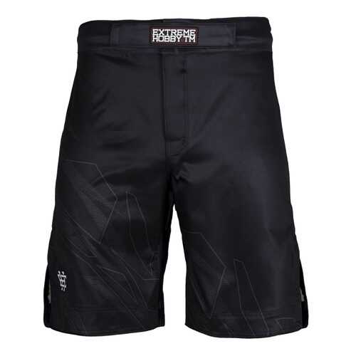Шорты для единоборств Extreme Hobby Grappling Shadow черные, XXL, 190 см
