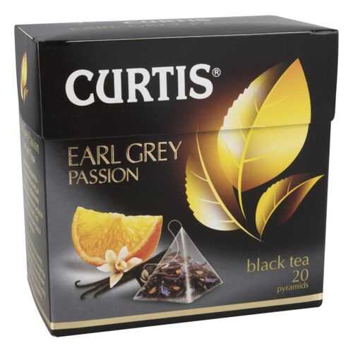 Чай черный Curtis Earl grey passion 20 пакетиков