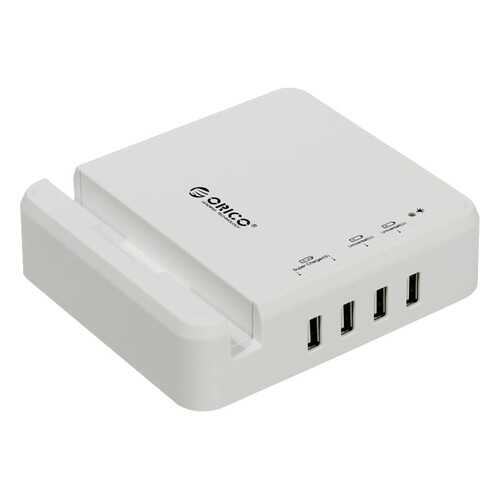 Сетевое зарядное устройство Orico OPC-4US 4 USB 2,4A White
