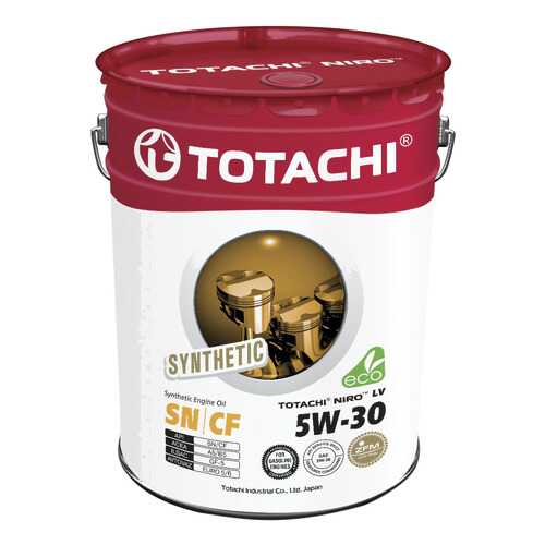 Моторное масло Totachi Niro LV Synthetic SN 5W-30 19л