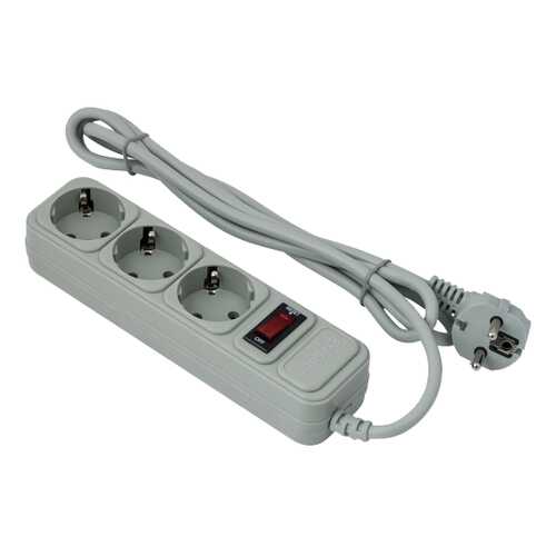 Сетевой фильтр ExeGate SP-3-5, 3 розетки, 5 м, Grey
