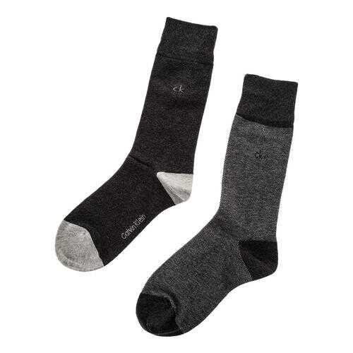 Набор носков мужских Calvin Klein Jeans ECF178-387 серых 39-42 US
