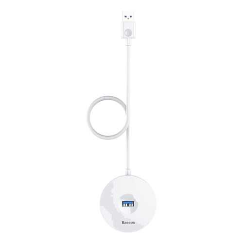Адаптер Baseus round box USB HUB adapter 1m White
