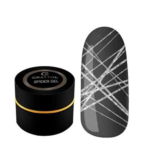 Grattol Гель-краска Spider Gel Silver