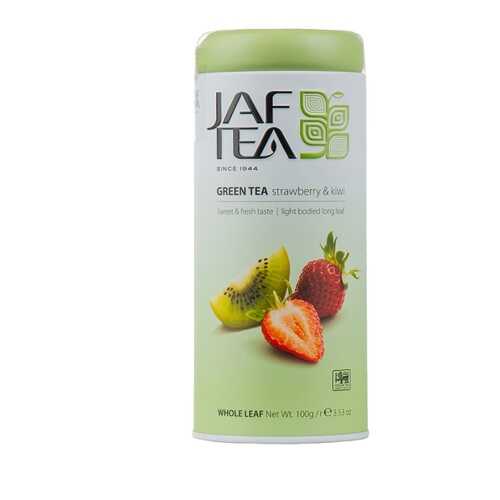 Чай зеленый JAF TEA Strawberry Kiwi с ароматом клубники и киви 100г Шри-Ланка