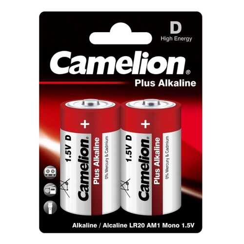 Батарейка Camelion LR20 Plus Alkaline BL-2 2 шт