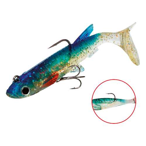 Виброхвост оснащенный Mikado Crystal Fish WXH-65 6 см, 113, 2 шт.
