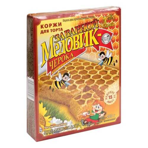 Коржи для торта заварной Черока медовик 400 г