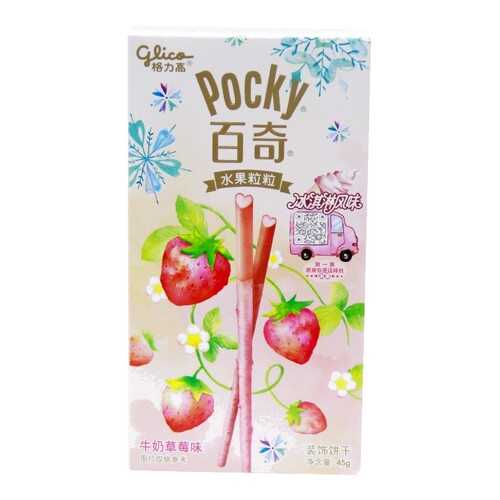 Палочки Glico Pocky со вкусом мороженного и клубники 47 г