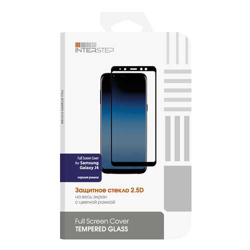 Защитное стекло InterStep для Samsung Galaxy J4 Black