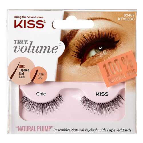 Накладные ресницы KISS True Volume Lash Chic (KTVL03C) 2 шт