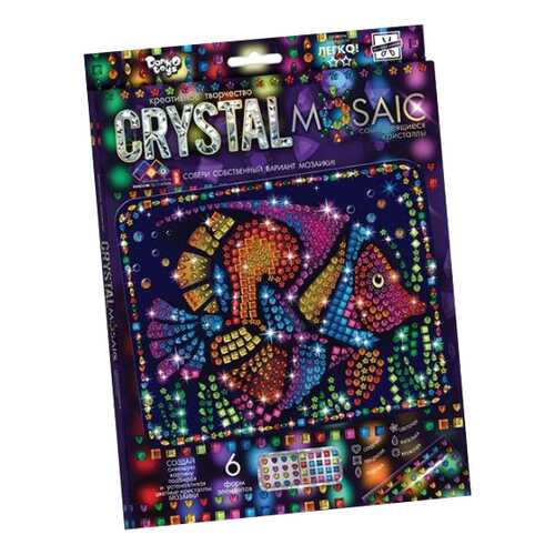 Мозаика из пайеток Danko Toys Crystal Mosaic Рыбка CRM-01-09