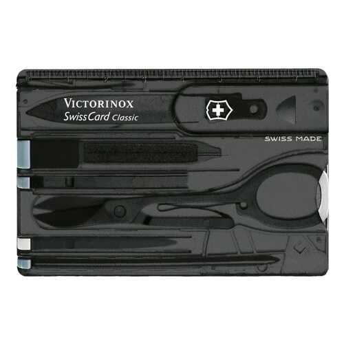 Мультитул Victorinox SwissCard Lite 0.7333.T3 82 мм черный, 13 функций