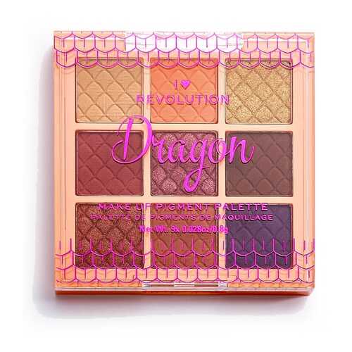 I Heart Revolution Палетка пигментов для лица Dragon Make Up Pigment Palette