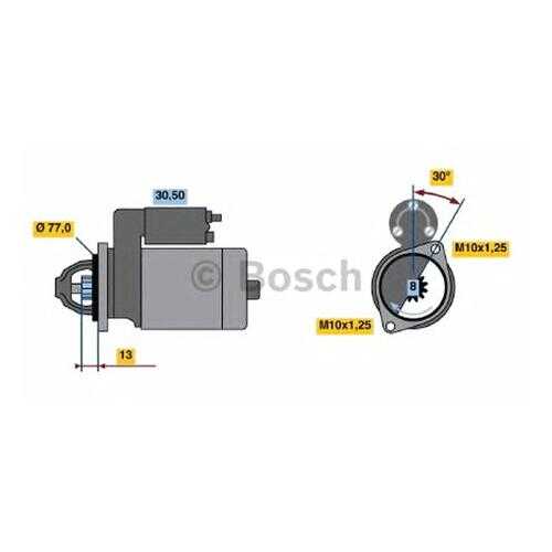 Стартер Bosch 0986020411