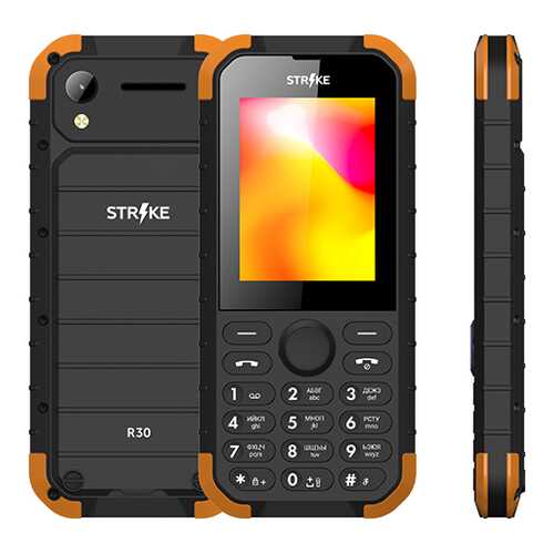 Мобильный телефон STRIKE R30 Black/Orange