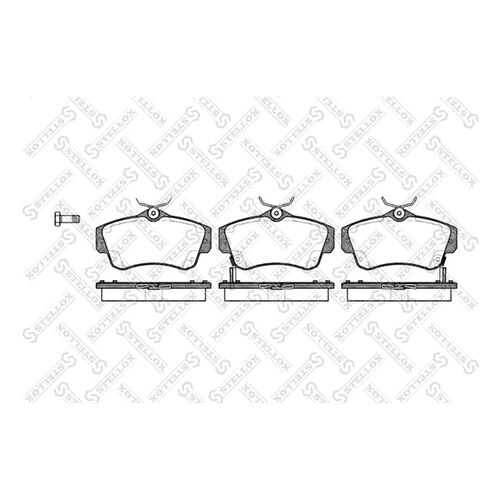 Комплект тормозных дисковых колодок Stellox 764 002B-SX