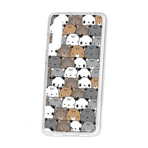 Чехол Kruche Huawei P20 Pro (Plus) Print Медвежата